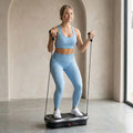 Merach Vibration Plate Exercise Machine with Lymphatic Drainage Feature Compact Design for Full Body Workout Max User Weight 400LBS Home Gym Equipment Summervibes