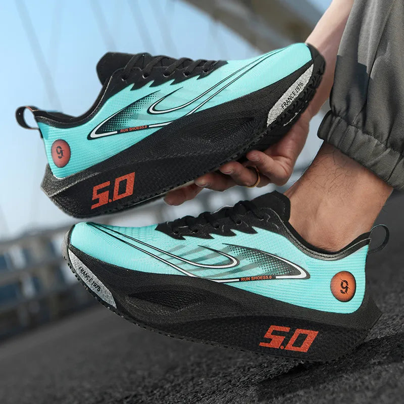 Running Shoes Speciality Carbon Board Marathon Men Sports Breathable Lightweight Women'S Comfortable Athletic Nonskid Sneakers﻿
